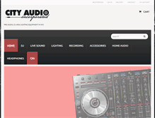 Tablet Screenshot of cityaudioinc.com